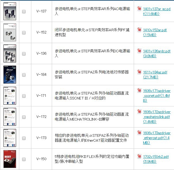 供应日本orientamortor日本东方马达v-137五相步进电动机