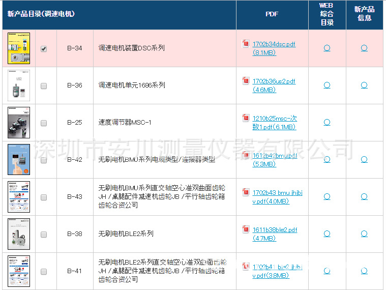 供应日本orientalmortor东方马达b-31无刷电机单元bxii系列