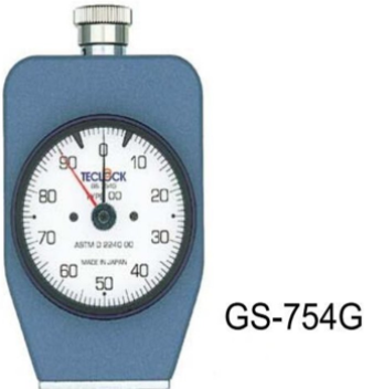 日本teclock得乐gs-754g软橡胶硬度计