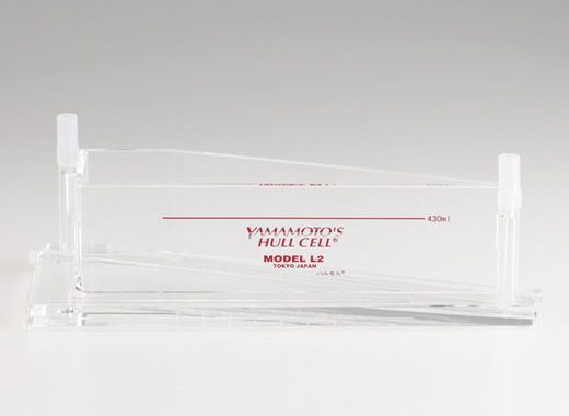 进口日本山本渡金实验槽b-54-lw hull cell空气罐，长型