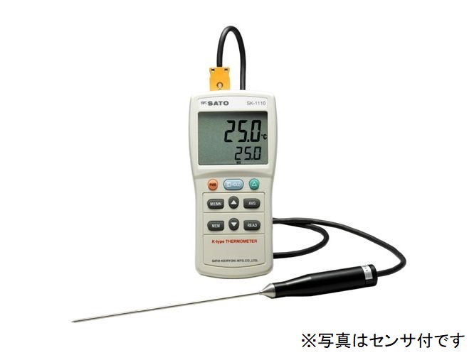 日本进口佐藤sato数字温度计热电偶k型sk-1110